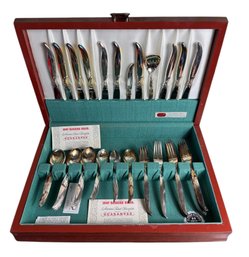 Rogers Bros 46pc Silver Plated Silverware Set (BR2)