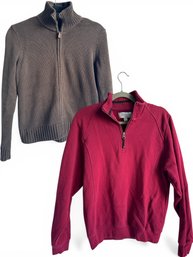 Zip Up Sweater Set Of 2