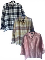 Button Down Shirt Set Of 3