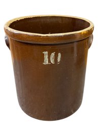 10 Gallon Stoneware Crock (LR)