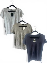 NWT Basic V Neck Tee Set Of 3
