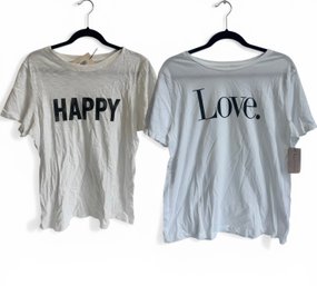 NWT Graphic Tee Set Of 2