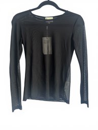NWT Sheer Long Sleeve Top