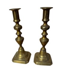 Brass Candlestick Pair C (DR)