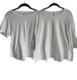 Set Of 2 White Tops