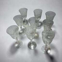 Glass Water Goblets 9pc (LR)