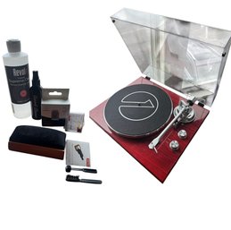 Record Player With Accessories (LR)