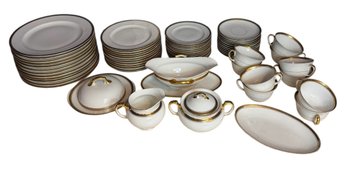 Epiag Corinthia Czechoslovakia Gilded Rim China Set 63pc (B)