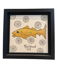 Susan Schrader Framed Tile In Frame. (L)