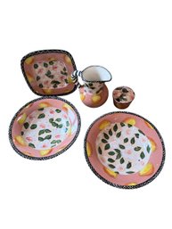 Droll Designs Set Of 5 Serving Lot. (D)