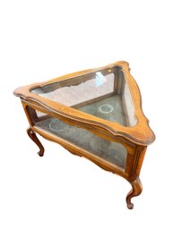 Triangular Vitrine Table (LR)