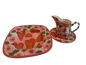 Roses And Dots Droll Set (LR)