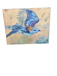 Sarah Ragoszin Bird On Canvas