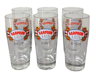 Harpoon IPA India Pale Ale Pint Glasses 6pc (BR1)