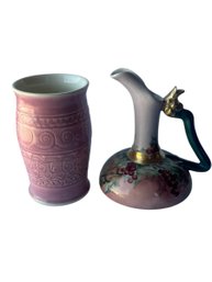 Pitcher And Vase Pair (LR)