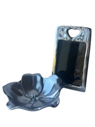 Mariposa Silver Frame And Flower Dish (LR)