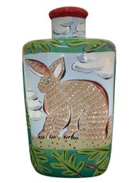 Droll Designs Bunny Motif Large Vessel (K)