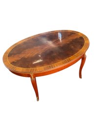 Wooden Oval Coffee Table (DEN)