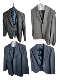 H&m, Alfani, Jos. A. Bank, & More Assorted Mens Suit Tops & Bottoms (BR1)