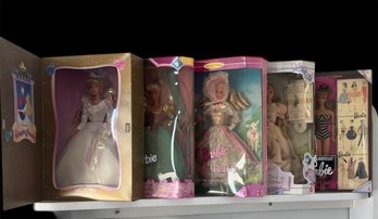 Collectors Barbies Set Of 5 (BR2)