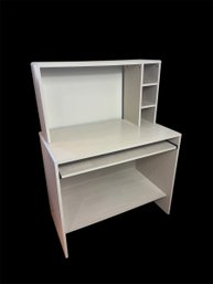 Computer Desk With A Hutch And Keyboard Tray (BR2)