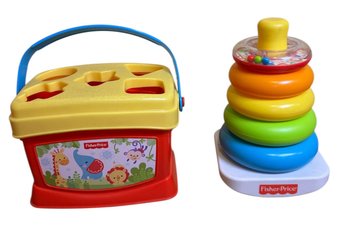 Fisher Price Block Sorter & Rock A Stack Toys (MC)