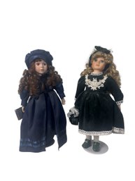 Victorian-style Dolls On Stands (2) (BR2)