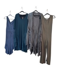 3 Dresses And 1 Jumpsuit By Kozan XL, U See L, Max Studio S, Ramy Brook S