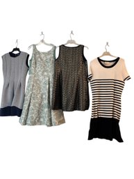4 Dresses-2 By Kate Spade Size L And XL, 1 Adrianna  Papel 14, Gabby Skye 14 (MBC)