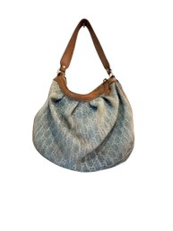 Well Loved Vintage Hand Bag With Duster  By Gucci   (MB)