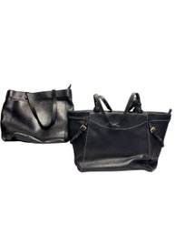 2 Black Handbags By Ralph Lauren And Madewell (MB)