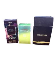 Fragrances By Givenchy, Boucheron And Acqua Colonia (MB)