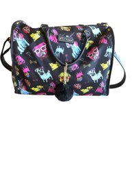 Pug Duffle Bag By Betsey Johnson Filled With Dog Supplies (MB)