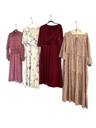 4 Dresses-Viishow L, Made With Heart XL, O.P.T S, Unbranded XL (MBC)