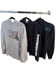3 Long Sleeve Hooded Womens  Sweatshirts. (MB)