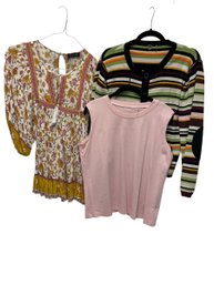 One Girl Who Sweater Set & Rachael Zoe Top M To L  (MB)