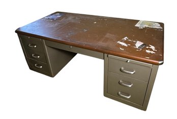 MCM Shaw Walker Steel Tanker Desk (O1)