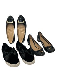 Tory Birch Heels 6,  Adrienne Vittadini 6M & Karl Largerfeld Flats 6 (MB)