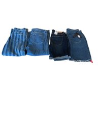 2 Jeans-universal Thread 10, 7 For Man Kind W30, Den Skirt By Rag And Bone W 29, Denizen Shorts 10
