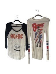 Band Tees Long Sleeve Set Of 2 - S, M (BR1)