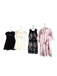 4 Childrens Dresses Kimono M, Lush S, Wee Clancy 5, Ruth Of Carolina 6 (BR2)