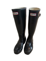 Girls Hunter Boots Size 4 (BR2)