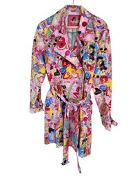 Fiorucci 2005 Pop Art Trench Coat XL  (bsmt)