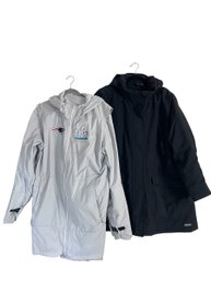 Nike Stadium Coat XL, Lands End Stadium Coat L (bsmt)