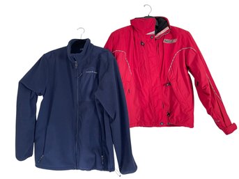 Vineyard Vines Womens Fleece L, Spyder Ski Coat 14 (bsmt)