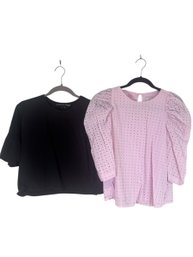Puffy Sleeved Shirt Set- XS, S (BR2)