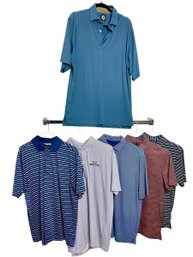 Golf Shirts Foot Joy M, Masters L, Bobby Jones, Adidas, & Columbia M (bsmt)