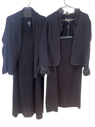 Set Of 2 Dressy Black Outfits - L, XL , 8 (BR2)