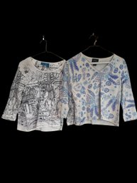 Graphic Long Sleeve Shirt Set - L, XL (BR2)