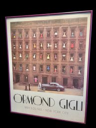 Framed Ormond Gigli Poster 1983 (bsmt)